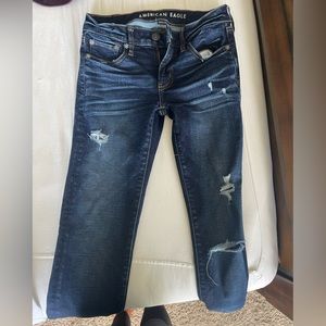 American eagle ripped skinny jeans